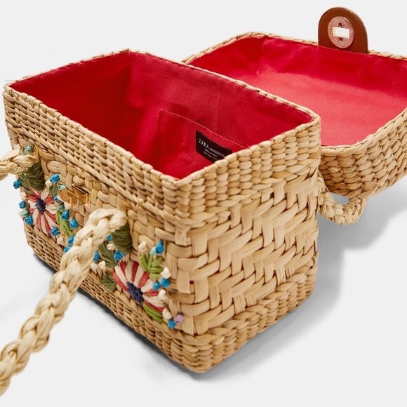 Zara embroidered box bag - Picture 3 of 5